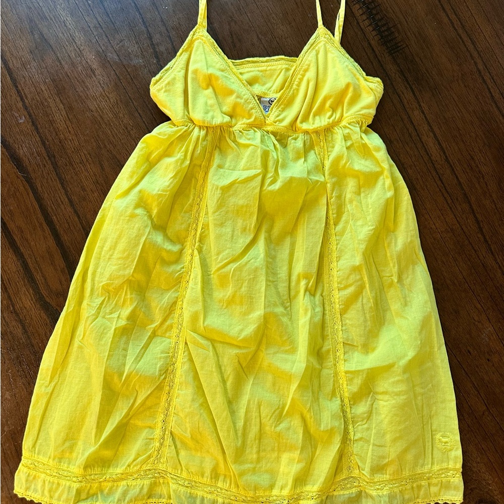 Pink - yellow slip dress